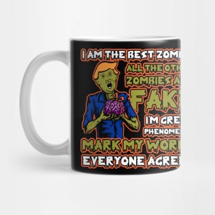 Trump I Am The Best Zombie Funny Quotes Mug